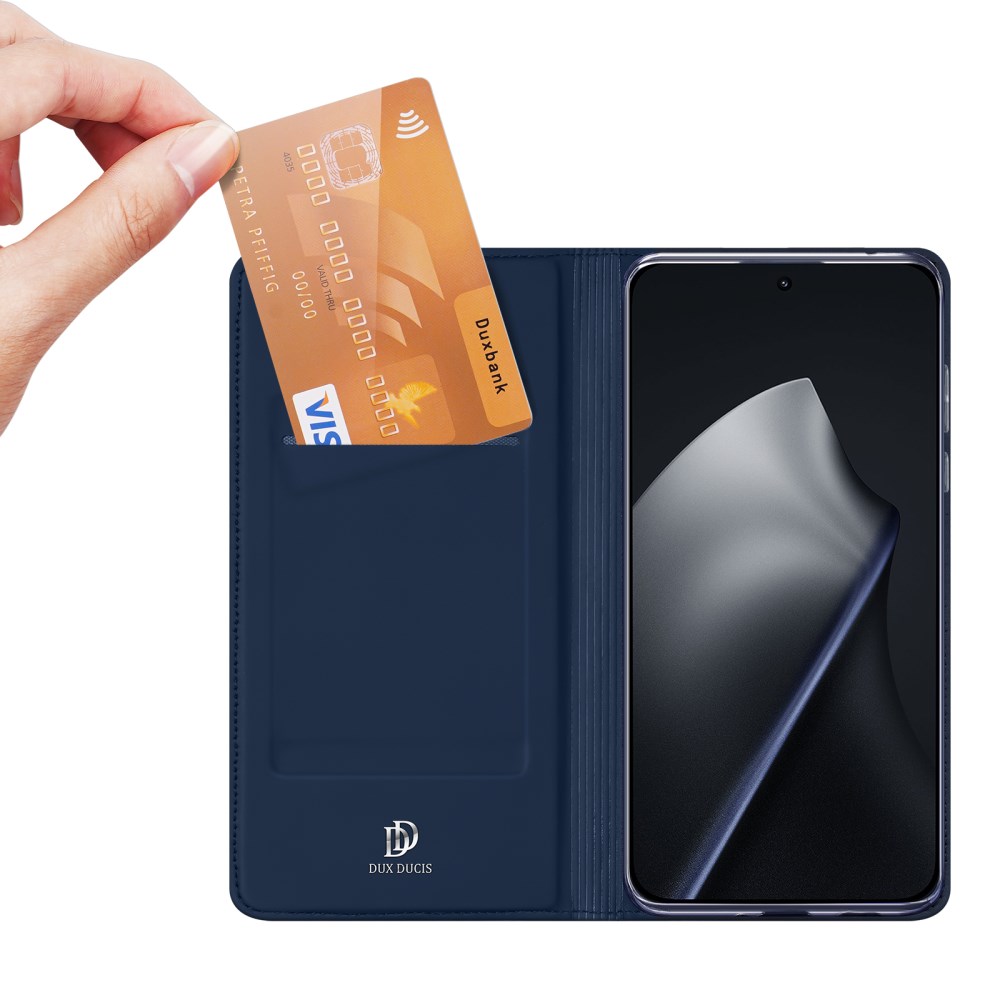 Dux Ducis Skin Pro Xiaomi 15T Pro Hoesje Portemonnee Book Case Blauw afbeelding 2