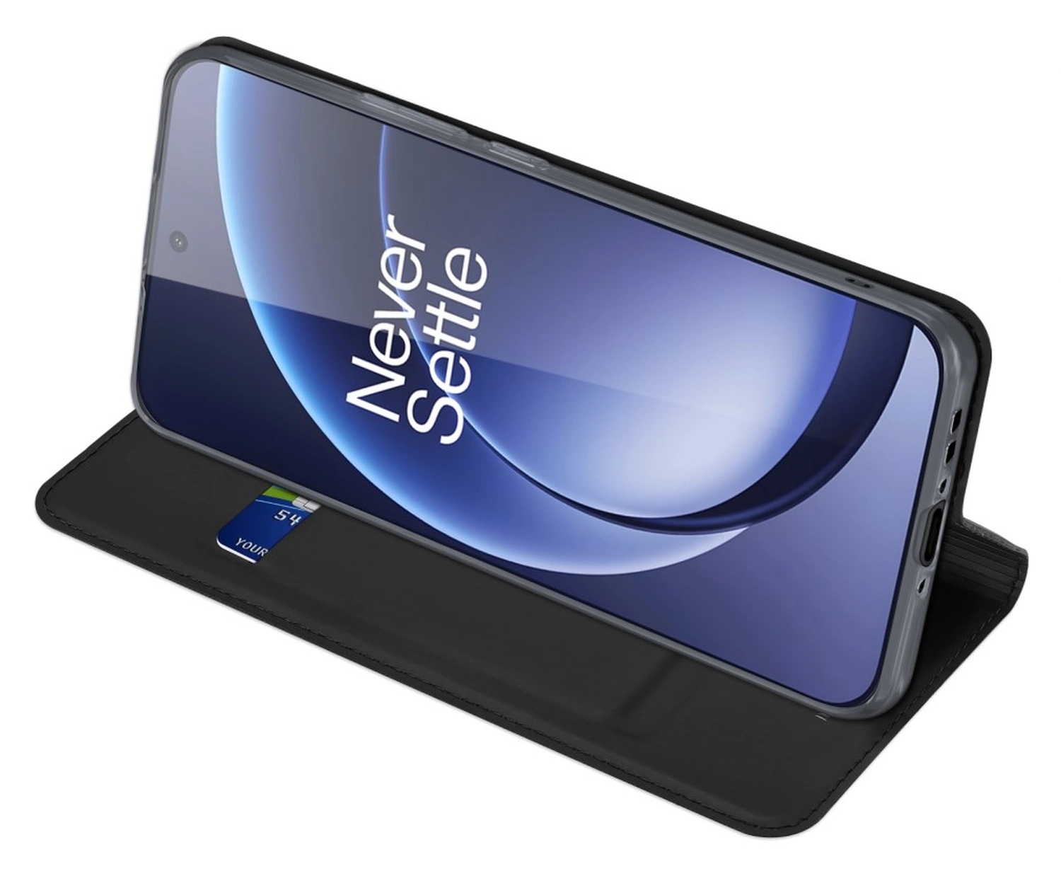 Dux Ducis Skin Pro OnePlus 15 Hoesje Portemonnee Book Case Zwart afbeelding 6