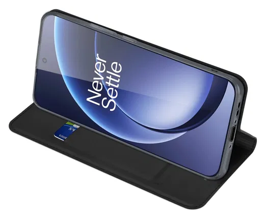 Dux Ducis Skin Pro OnePlus 15 Hoesje Portemonnee Book Case Zwart afbeelding 6