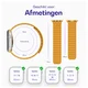 Buddi Fuse Magnetisch Apple Watch Bandje - 1-11/SE - 38/40/41/42MM Geel afbeelding 6