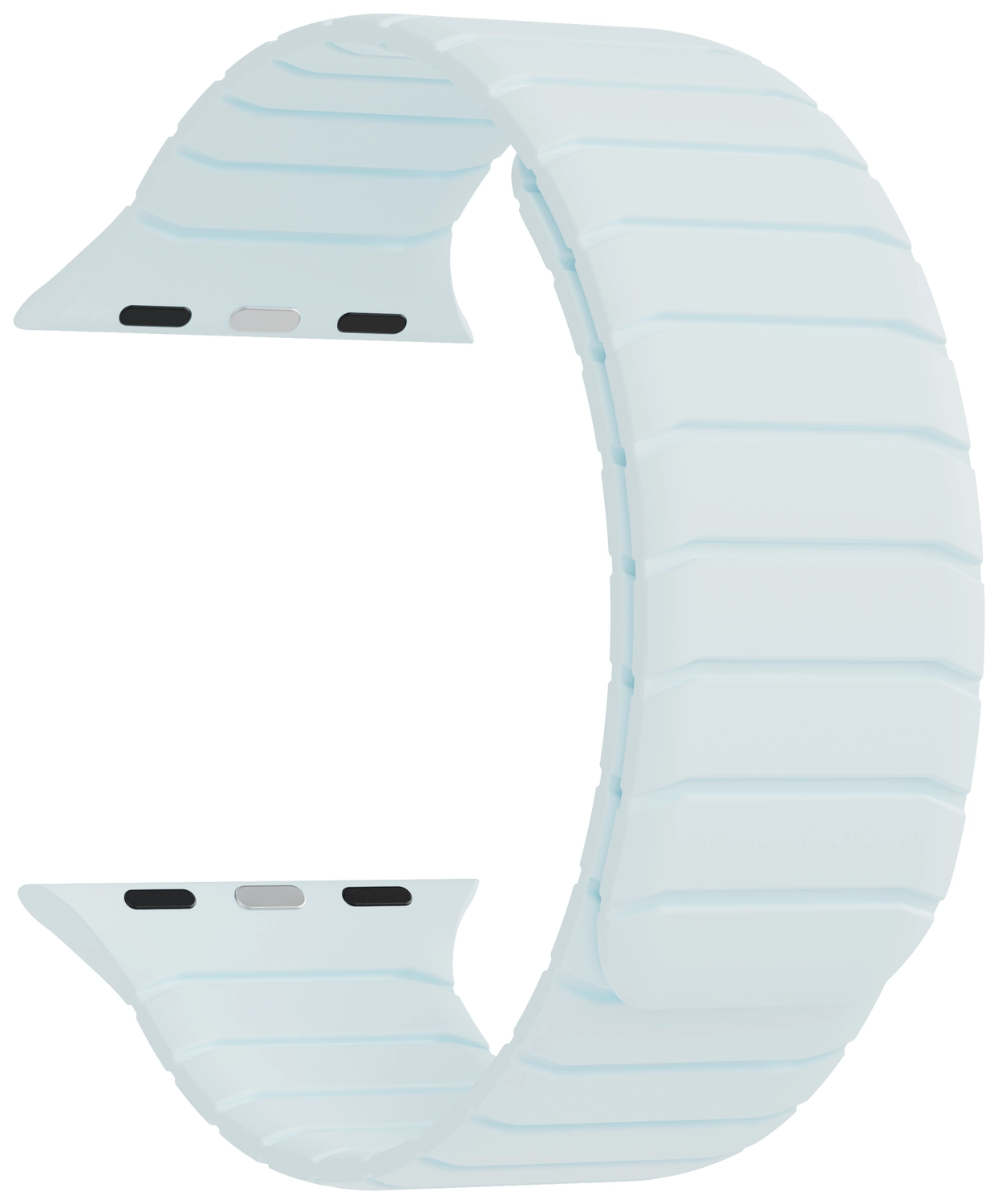 Buddi Fuse Magnetisch Apple Watch Bandje - 1-11/SE - 38/40/41/42MM Lichtblauw afbeelding 13