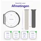 Buddi Fuse Magnetisch Apple Watch Bandje - 1-11/SE - 38/40/41/42MM Sterrenlicht afbeelding 6