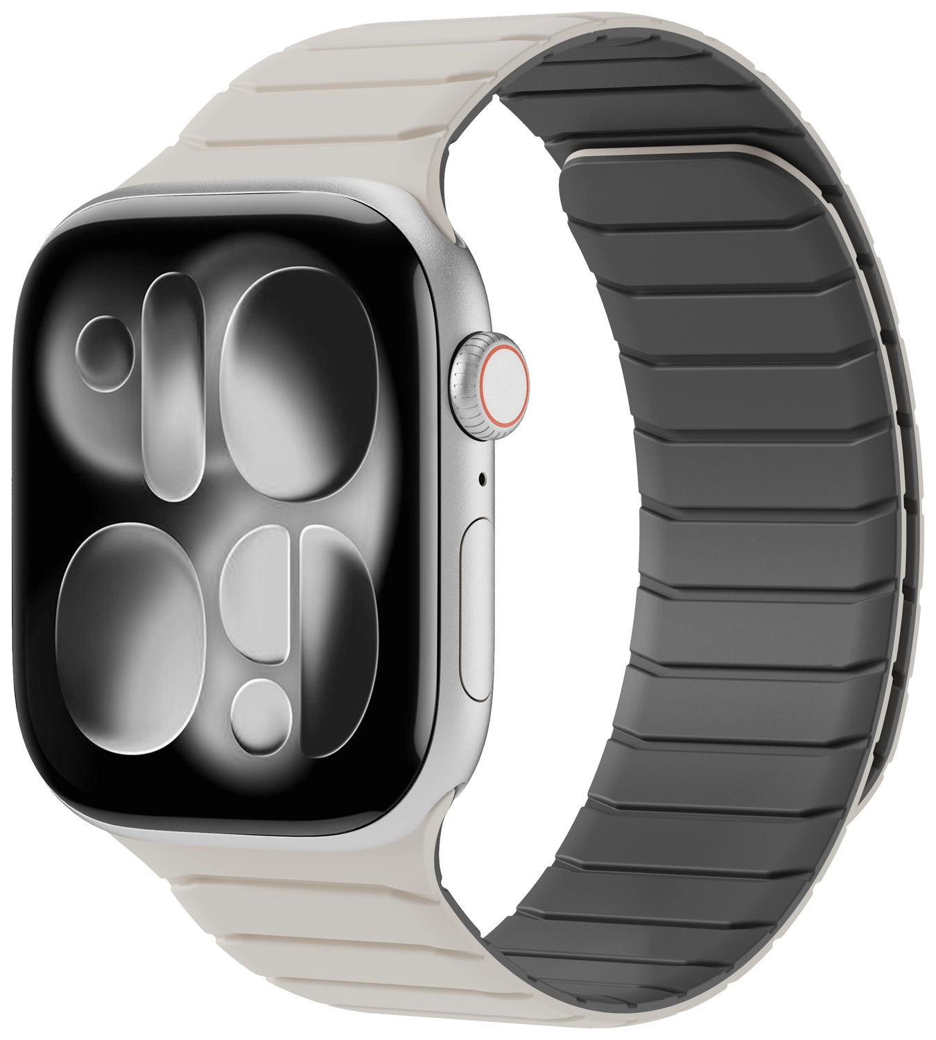 Buddi Fuse Magnetisch Apple Watch Bandje - 1-11/SE - 38/40/41/42MM Sterrenlicht afbeelding 1