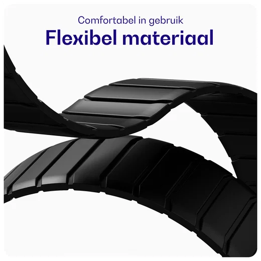 Buddi Fuse Magnetic Apple Watch Bandje 1-11/SE/Ultra 49/46/45/44MM Zwart afbeelding 6