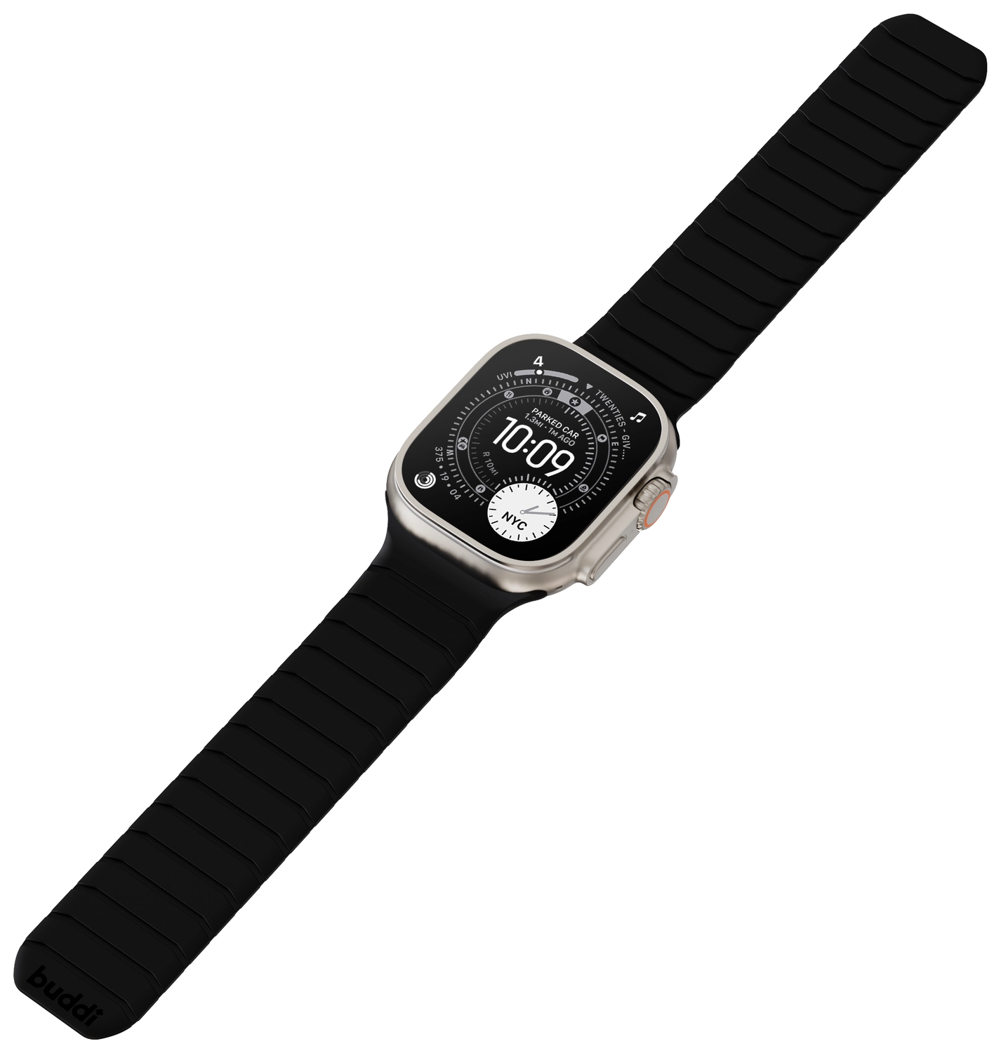Buddi Fuse Magnetic Apple Watch Bandje 1-11/SE/Ultra 49/46/45/44MM Zwart afbeelding 16