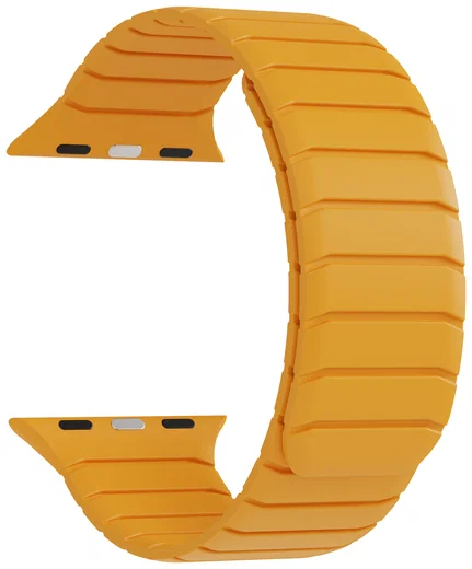 Buddi Fuse Magnetic Apple Watch Bandje 1-11/SE/Ultra 49/46/45/44MM Geel afbeelding 13