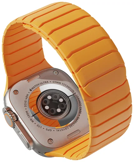Buddi Fuse Magnetic Apple Watch Bandje 1-11/SE/Ultra 49/46/45/44MM Geel afbeelding 17