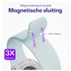 Buddi Fuse Magnetic Apple Watch Bandje 1-11/SE/Ultra 49/46/45/44MM Lichtblauw afbeelding 3