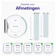 Buddi Fuse Magnetic Apple Watch Bandje 1-11/SE/Ultra 49/46/45/44MM Lichtblauw afbeelding 7