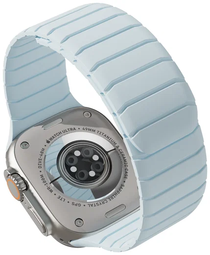 Buddi Fuse Magnetic Apple Watch Bandje 1-11/SE/Ultra 49/46/45/44MM Lichtblauw afbeelding 17