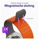 Buddi Fuse Magnetic Apple Watch Bandje 1-11/SE/Ultra 49/46/45/44MM Oranje afbeelding 3
