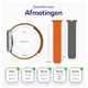 Buddi Fuse Magnetic Apple Watch Bandje 1-11/SE/Ultra 49/46/45/44MM Oranje afbeelding 7