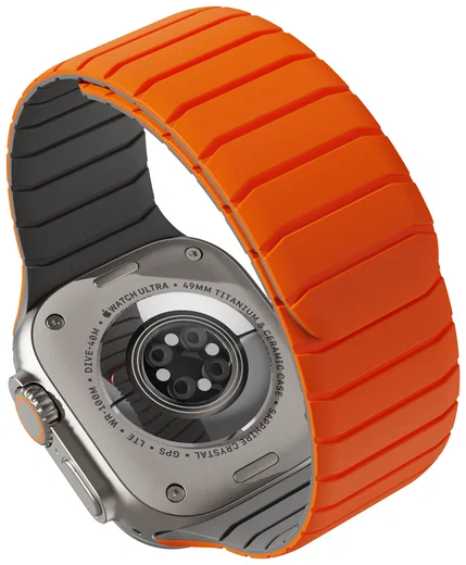 Buddi Fuse Magnetic Apple Watch Bandje 1-11/SE/Ultra 49/46/45/44MM Oranje afbeelding 17
