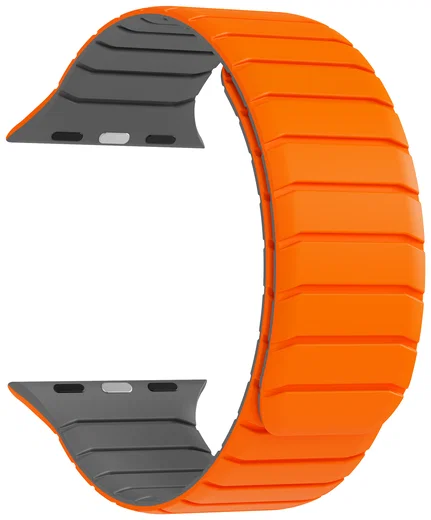 Buddi Fuse Magnetic Apple Watch Bandje 1-11/SE/Ultra 49/46/45/44MM Oranje afbeelding 13
