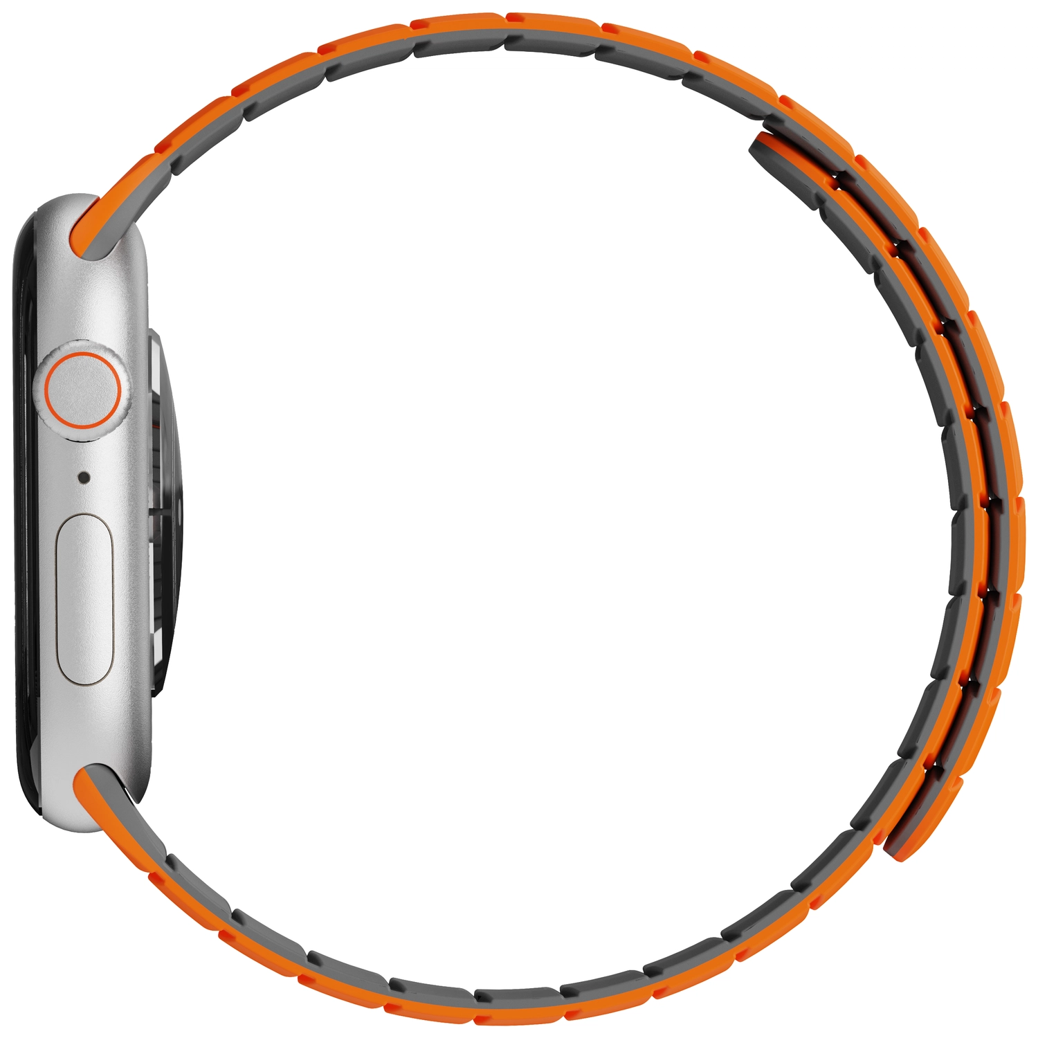 Buddi Fuse Magnetic Apple Watch Bandje 1-11/SE/Ultra 49/46/45/44MM Oranje afbeelding 14
