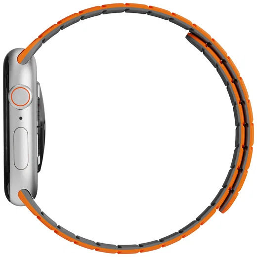 Buddi Fuse Magnetic Apple Watch Bandje 1-11/SE/Ultra 49/46/45/44MM Oranje afbeelding 14