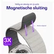 Buddi Fuse Magnetic Apple Watch Bandje 1-11/SE/Ultra 49/46/45/44MM Sterrenlicht afbeelding 3