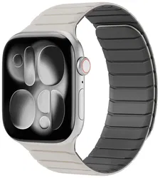 Buddi Fuse Magnetic Apple Watch Bandje 1-11/SE/Ultra 49/46/45/44MM Sterrenlicht afbeelding