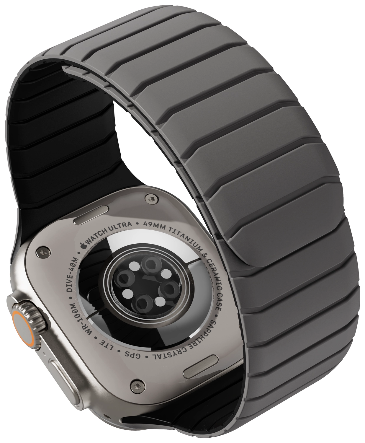 Buddi Fuse Magnetic Apple Watch Bandje 1-11/SE/Ultra 49/46/45/44MM Grijs afbeelding 17