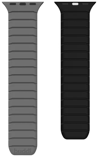 Buddi Fuse Magnetic Apple Watch Bandje 1-11/SE/Ultra 49/46/45/44MM Grijs afbeelding 15