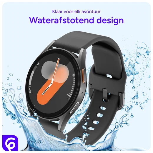SBG Universeel Smartwatch / Horloge Bandje - Siliconen - 20MM - Antraciet afbeelding 6