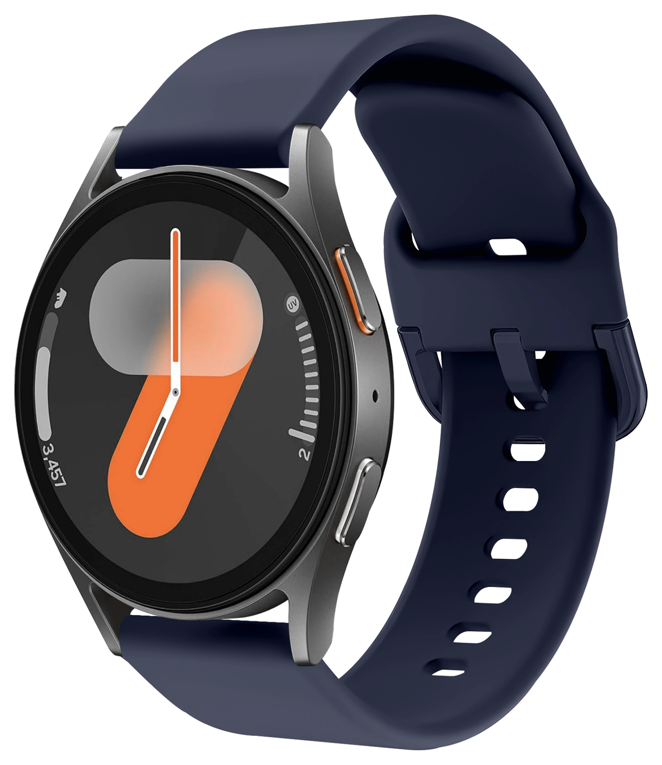 SBG Universeel Smartwatch / Horloge Bandje - Siliconen - 20MM - Midnight Blue afbeelding 1