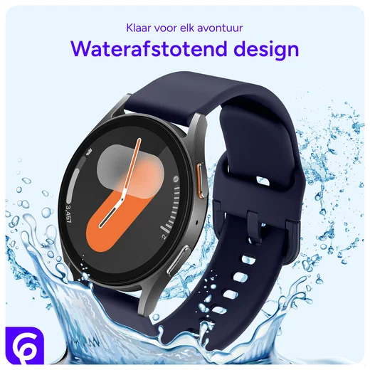 SBG Universeel Smartwatch / Horloge Bandje - Siliconen - 20MM - Midnight Blue afbeelding 6