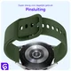 SBG Universeel Smartwatch / Horloge Bandje - Siliconen - 20MM - Groen afbeelding 3