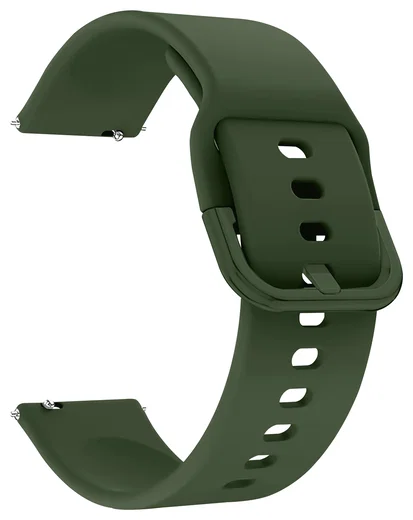 SBG Universeel Smartwatch / Horloge Bandje - Siliconen - 20MM - Groen afbeelding 7