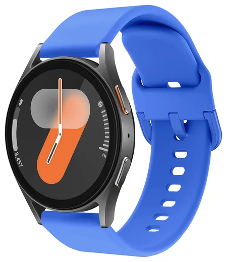 SBG Universeel Smartwatch / Horloge Bandje - Siliconen - 20MM - Blauw afbeelding 1
