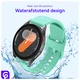 SBG Universeel Smartwatch / Horloge Bandje - Siliconen - 20MM - Mint Groen afbeelding 6