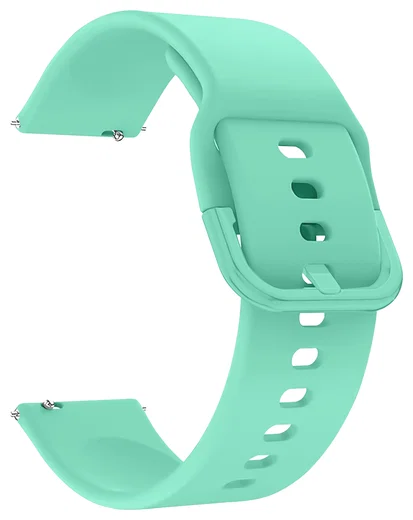 SBG Universeel Smartwatch / Horloge Bandje - Siliconen - 20MM - Mint Groen afbeelding 7