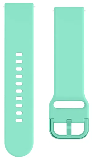 SBG Universeel Smartwatch / Horloge Bandje - Siliconen - 20MM - Mint Groen afbeelding 8