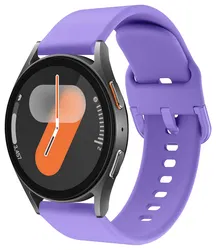 SBG Universeel Smartwatch / Horloge Bandje - Siliconen - 20MM - Lila afbeelding