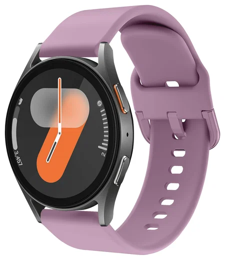 SBG Universeel Smartwatch / Horloge Bandje - Siliconen - 20MM - Paars afbeelding 1