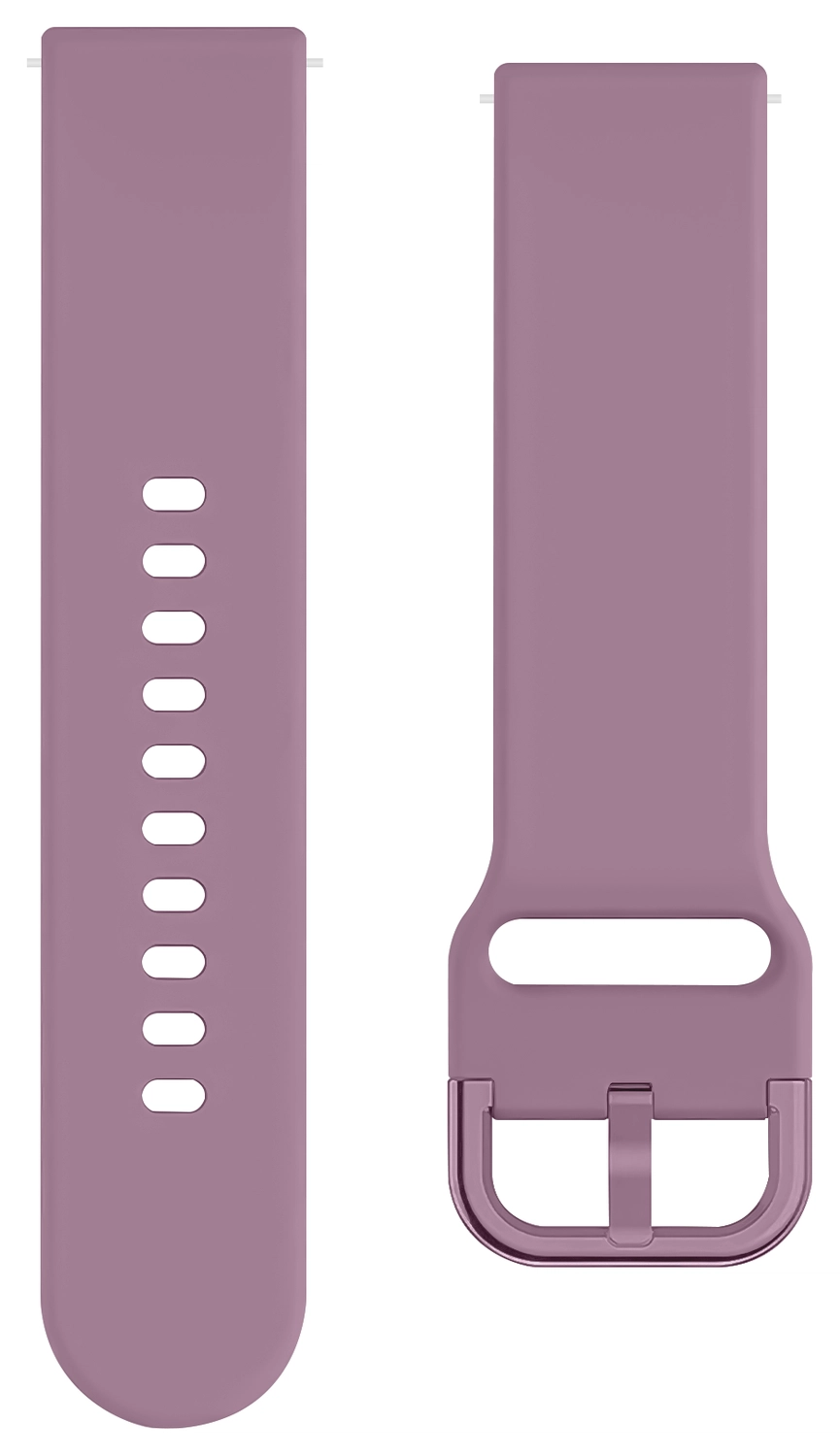 SBG Universeel Smartwatch / Horloge Bandje - Siliconen - 20MM - Paars afbeelding 8