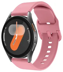 SBG Universeel Smartwatch / Horloge Bandje - Siliconen - 20MM - Roze afbeelding