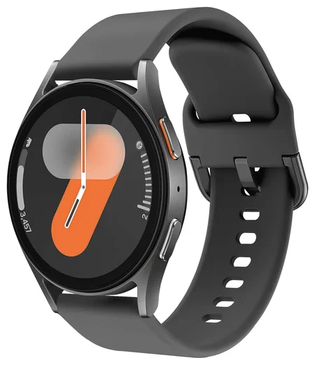 SBG Universeel Smartwatch / Horloge Bandje - Siliconen - 22MM - Antraciet afbeelding 1