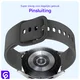 SBG Universeel Smartwatch / Horloge Bandje - Siliconen - 22MM - Antraciet afbeelding 3