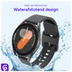 SBG Universeel Smartwatch / Horloge Bandje - Siliconen - 22MM - Antraciet afbeelding 5