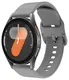 SBG Universeel Smartwatch / Horloge Bandje - Siliconen - 22MM - Grijs