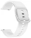 SBG Universeel Smartwatch / Horloge Bandje - Siliconen - 22MM - Wit afbeelding 6