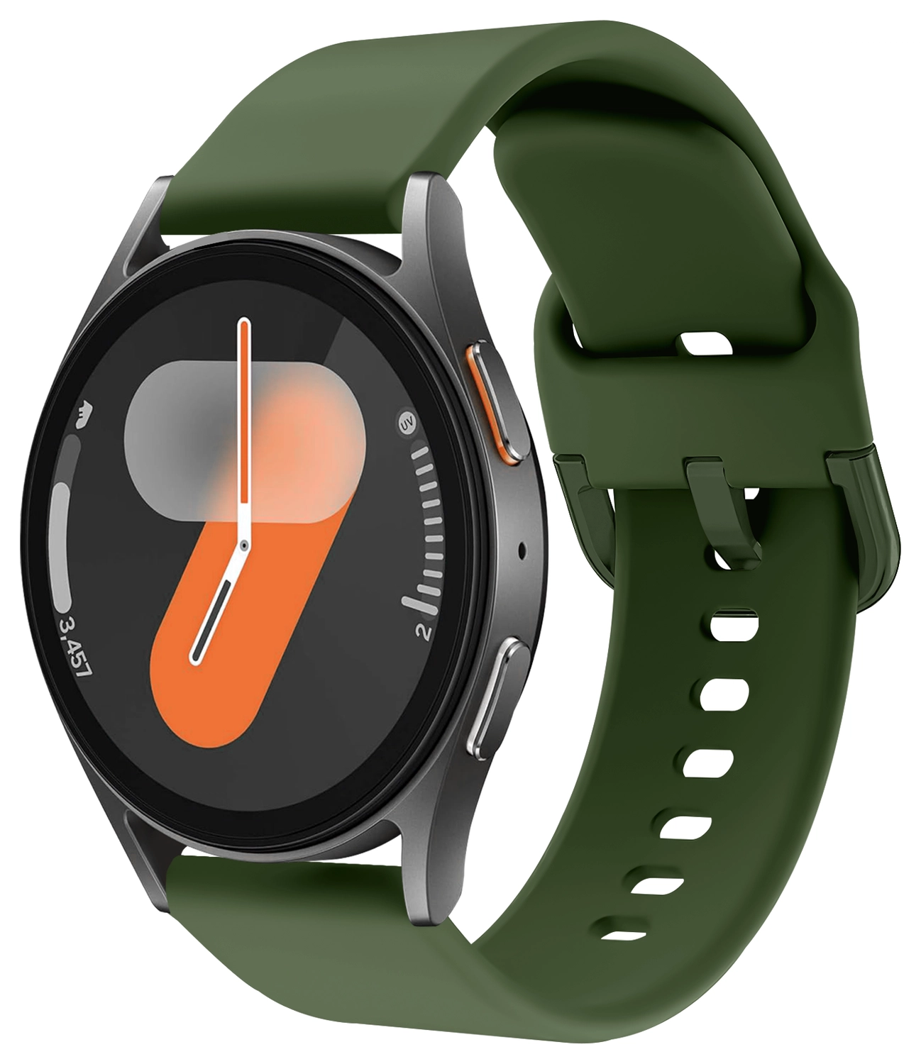 SBG Universeel Smartwatch / Horloge Bandje - Siliconen - 22MM - Groen afbeelding 1