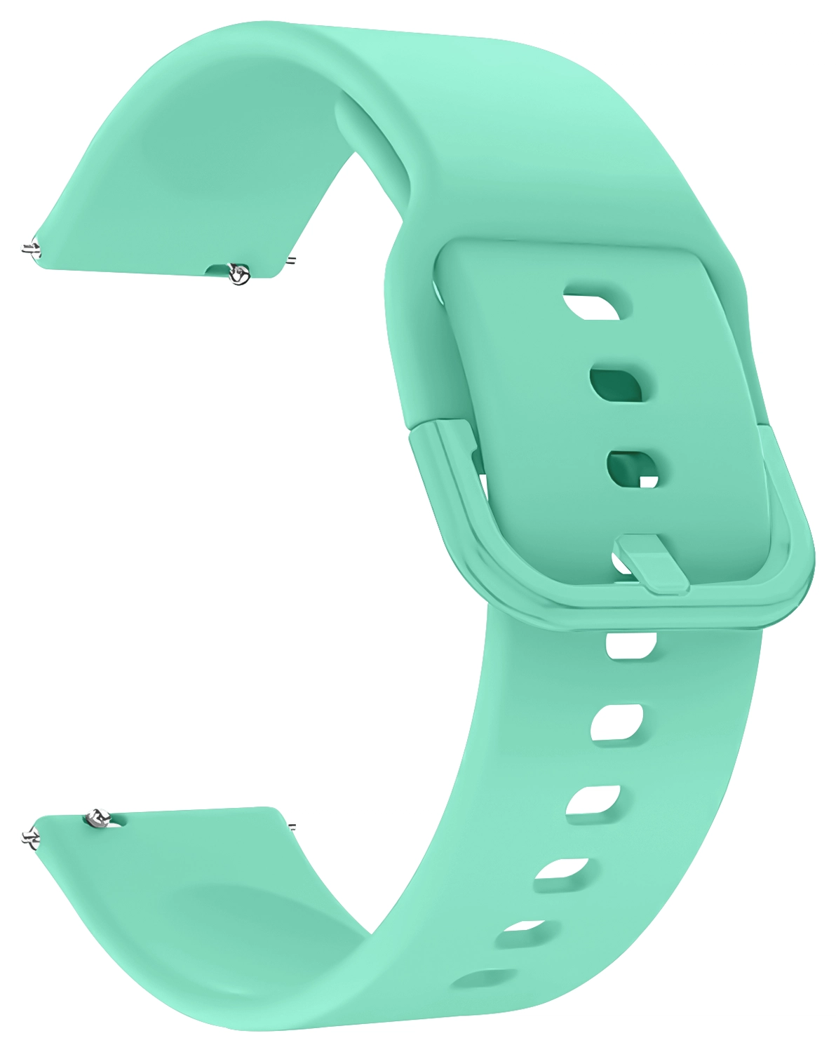 SBG Universeel Smartwatch / Horloge Bandje - Siliconen - 22MM - Mint Groen afbeelding 7