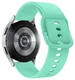 SBG Universeel Smartwatch / Horloge Bandje - Siliconen - 22MM - Mint Groen afbeelding 9
