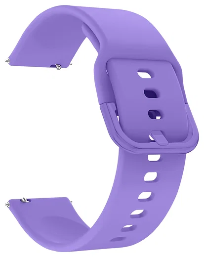 SBG Universeel Smartwatch / Horloge Bandje - Siliconen - 22MM - Lila afbeelding 7