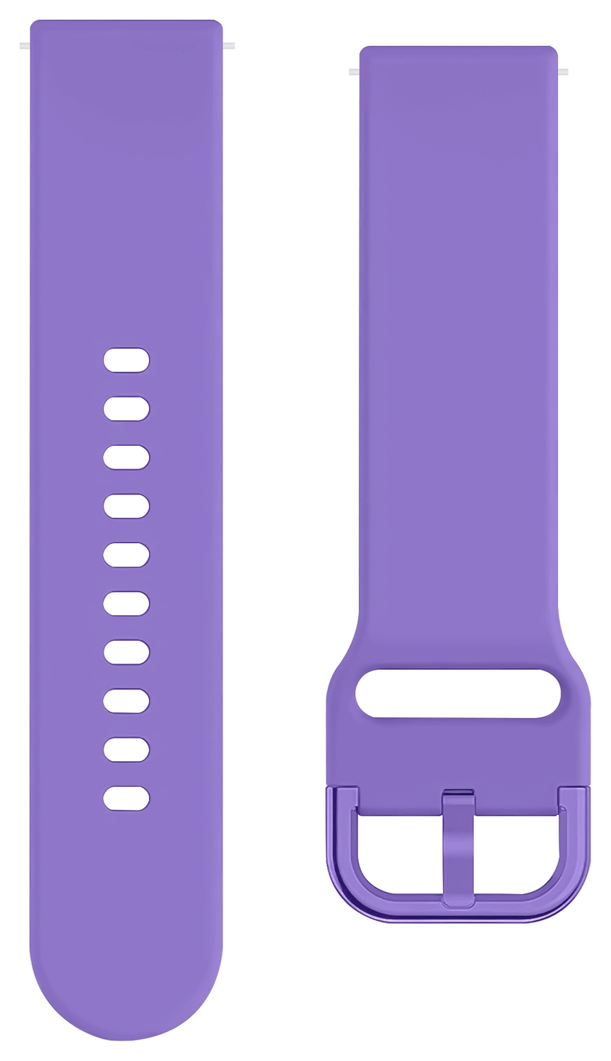 SBG Universeel Smartwatch / Horloge Bandje - Siliconen - 22MM - Lila afbeelding 8