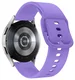 SBG Universeel Smartwatch / Horloge Bandje - Siliconen - 22MM - Lila afbeelding 9