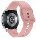 SBG Universeel Smartwatch / Horloge Bandje - Siliconen - 22MM - Licht Roze afbeelding 9