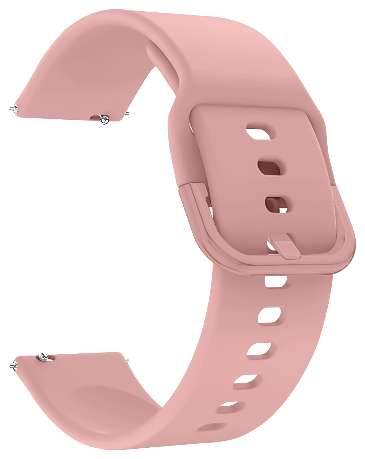 SBG Universeel Smartwatch / Horloge Bandje - Siliconen - 22MM - Licht Roze afbeelding 7
